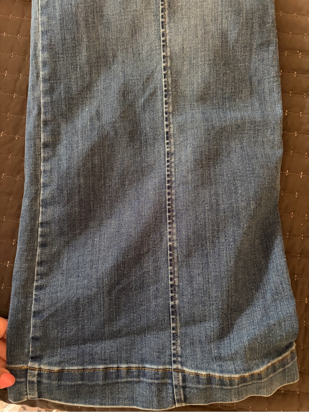 Spanx Wide Leg High-Rise Pull on Denim Women's - Blue - Picture 4 of 14